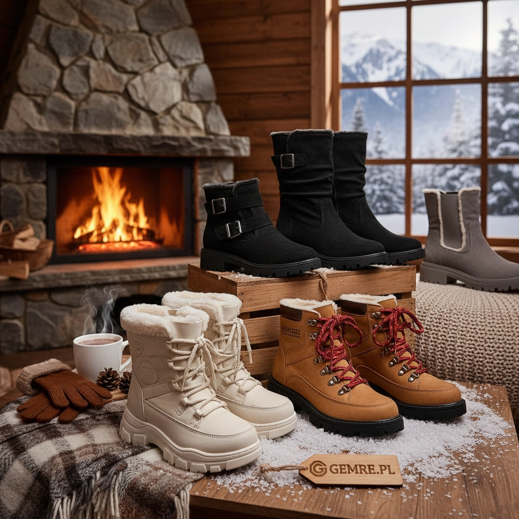 Ferie zimowe 2026: Jakie buty spakować? Kompletny przewodnik po najmodniejszych śniegowcach, traperach i botkach od Gemre.com.pl!
