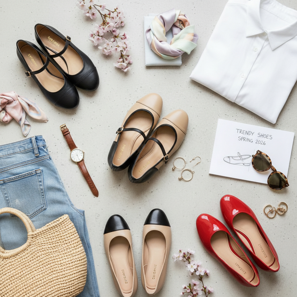 Baleriny z paskiem (Mary Jane) – wielki powrót klasyki. Jak nosić najmodniejsze buty wiosną
