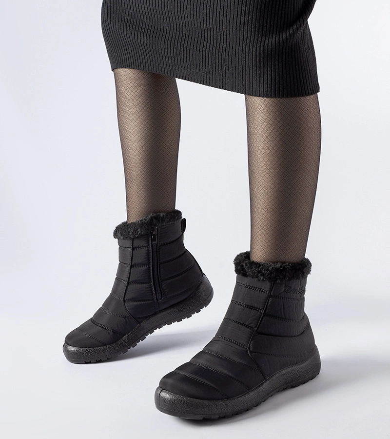 Czarne ocieplane śniegowce Valparaiso