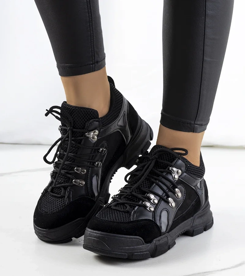 Czarne sneakersy Stratford