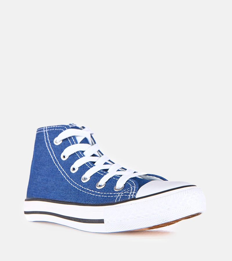 Niebieskie dziecięce trampki za kostkę Frenis