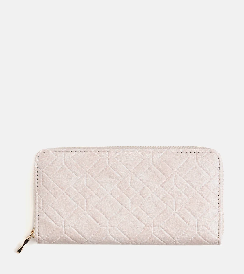 Beżowy duży portfel Hardi