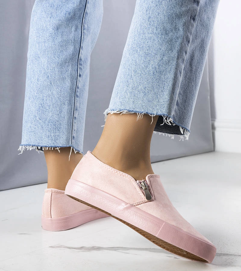 Różowe tenisówki Gary