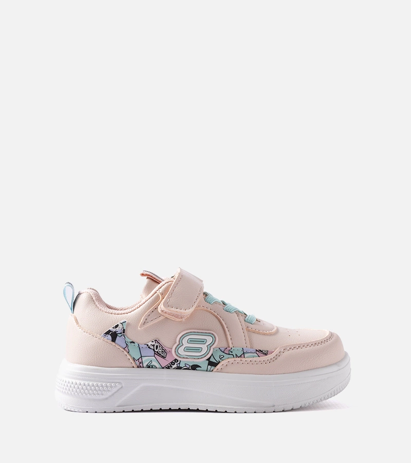 Różowe dziecięce sneakersy Adalfredo