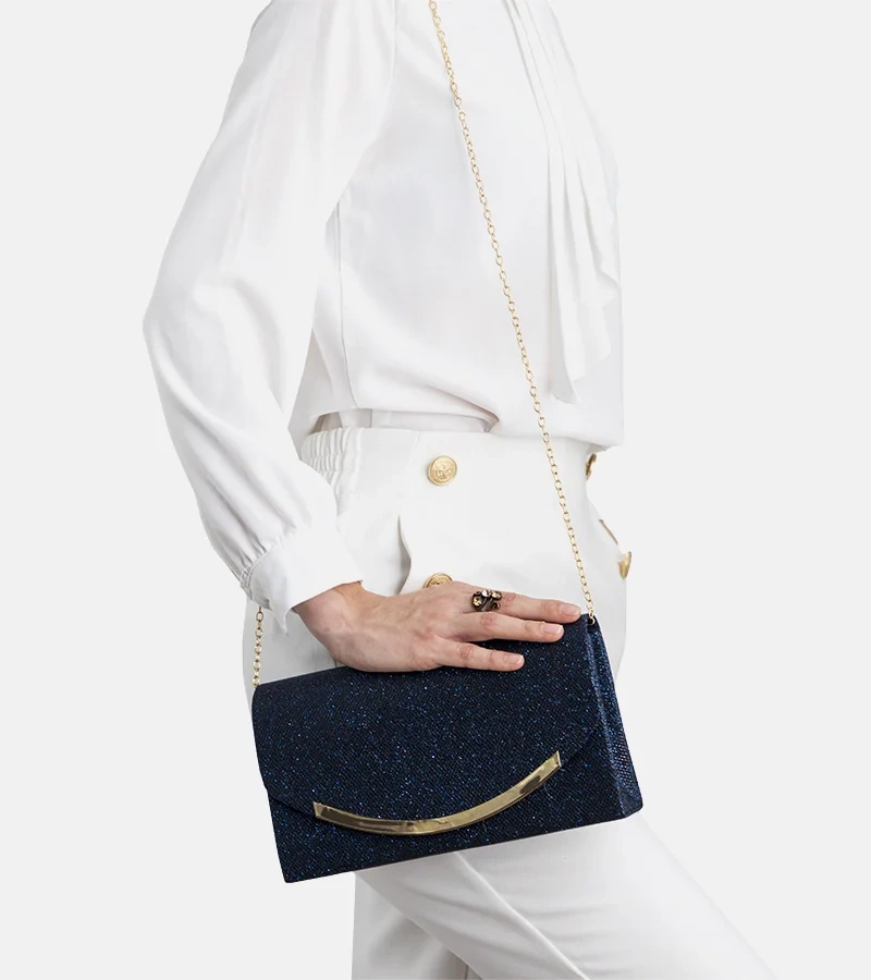 Granatowa torebka kopertowa Recife