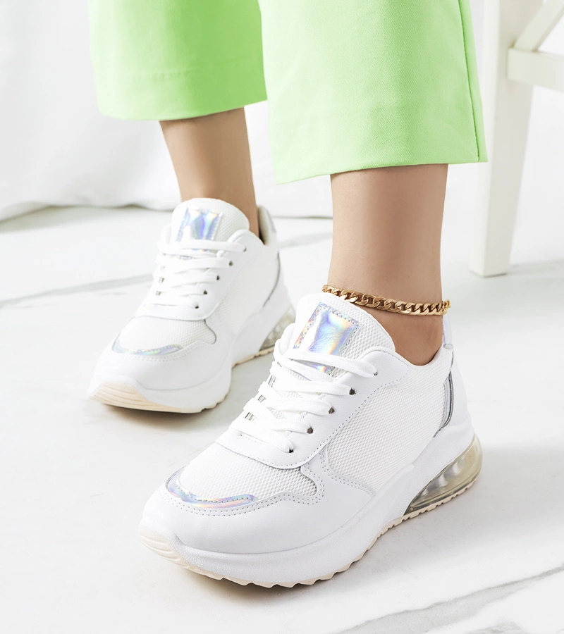 Białe sneakersy sportowe Tierney