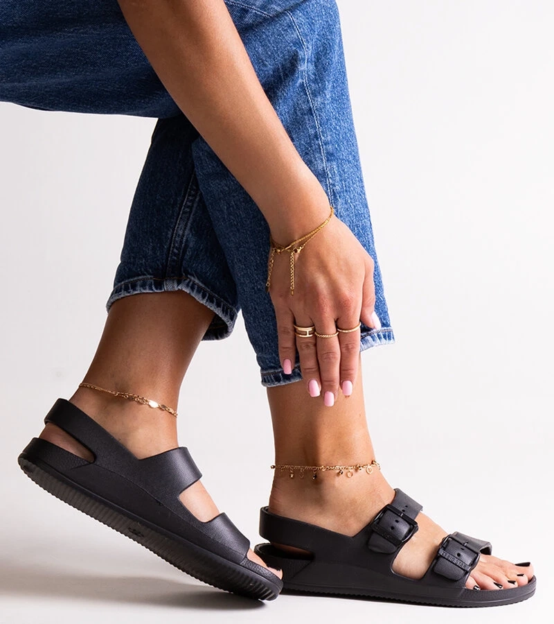 Czarne sandały Big Star LL274745