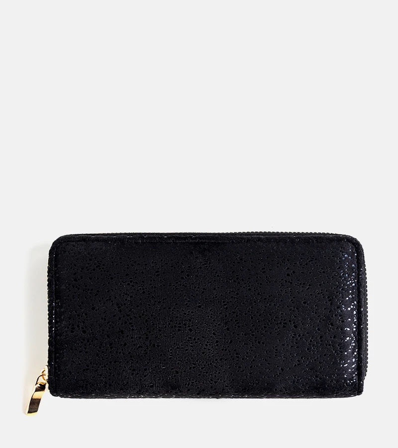 Czarny damski portfel Laverty