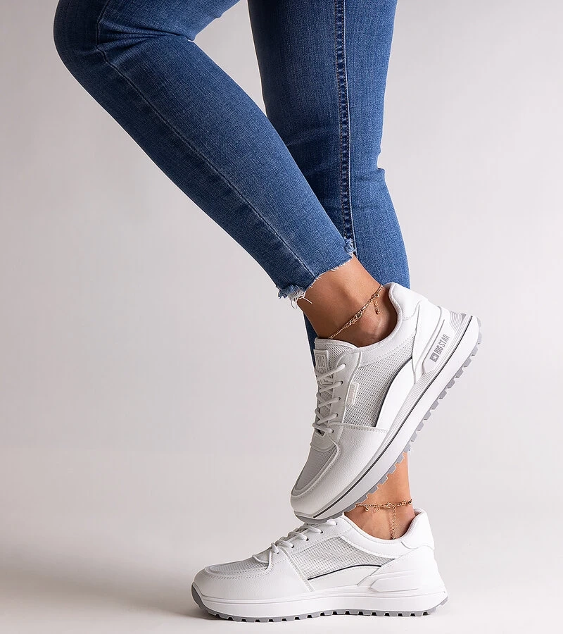 Białe sneakersy Big Star NN274A089
