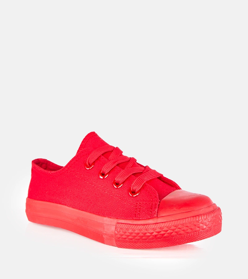 Czerwone dziecięce trampki Jessa