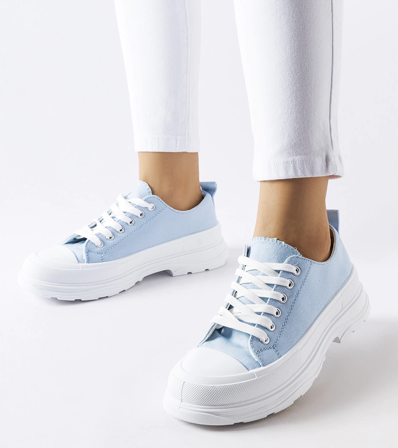 Błękitne trampki sportowa podeszwa Bettole