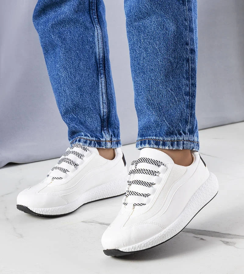 Białe sneakersy Tracey