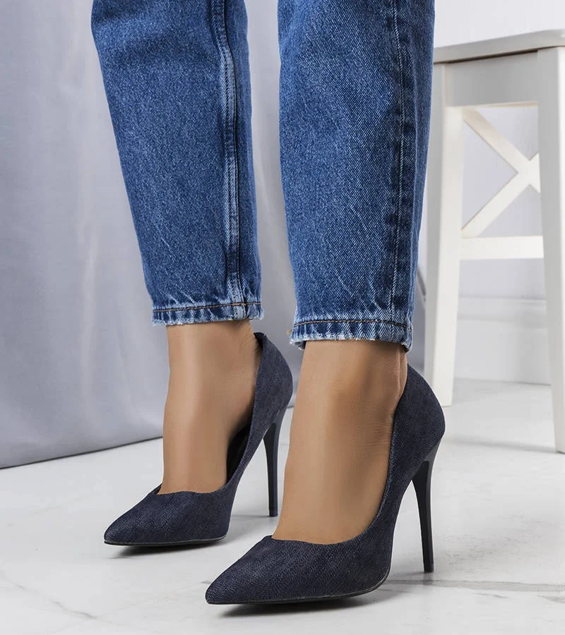 Granatowe szpilki Imard