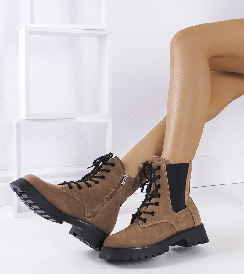 Beżowe botki Swinford