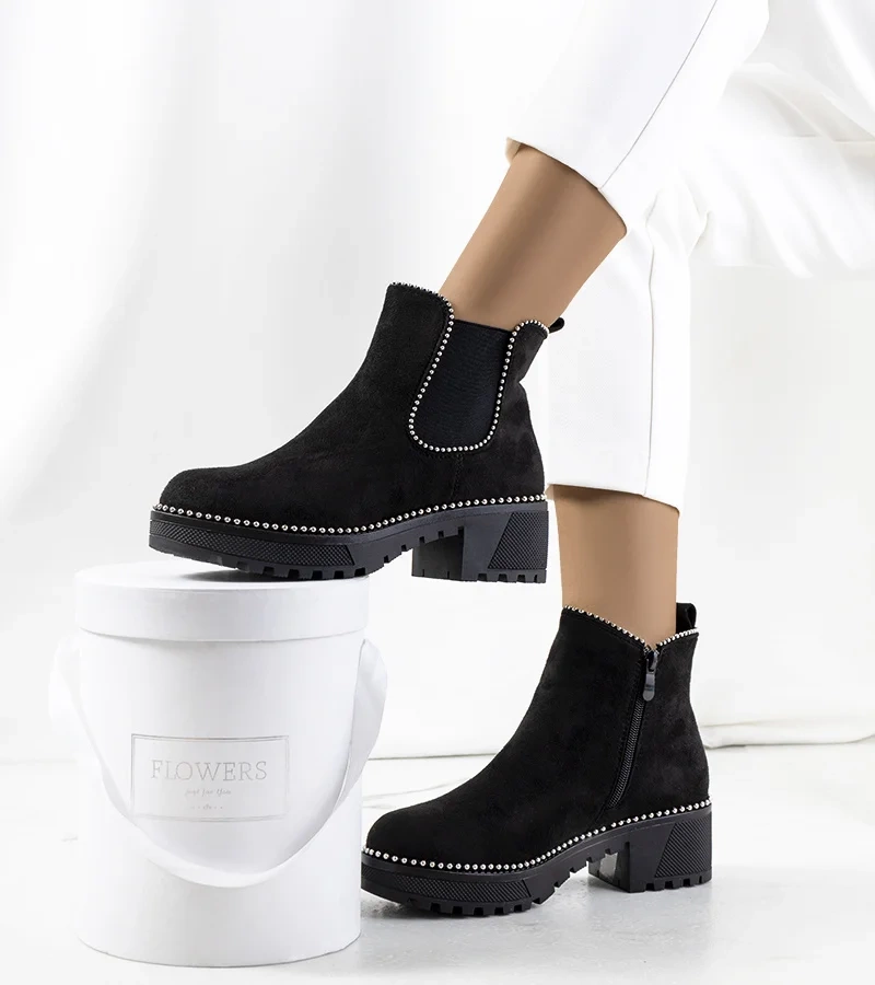 Czarne botki Eastcliff