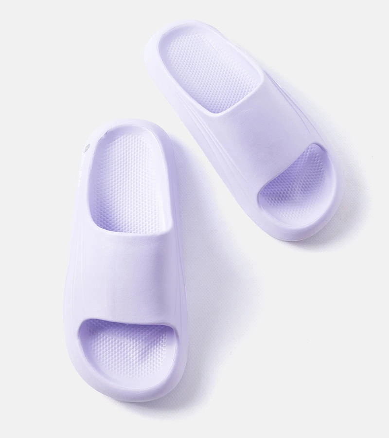 Fioletowe piankowe klapki Sacramento