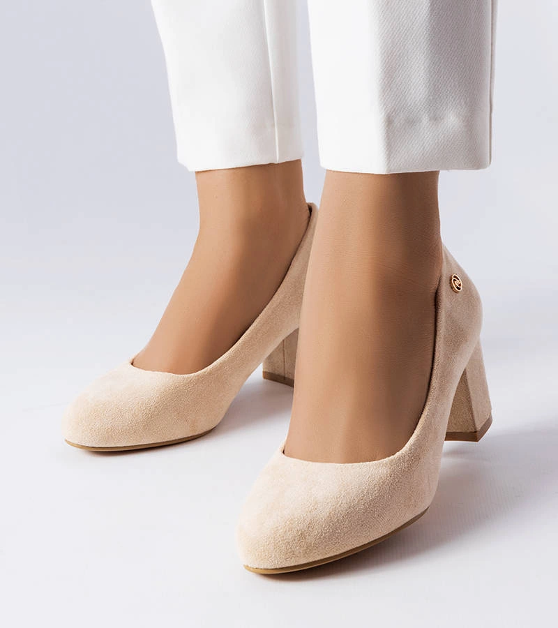 Beżowe eleganckie czółenka Picard