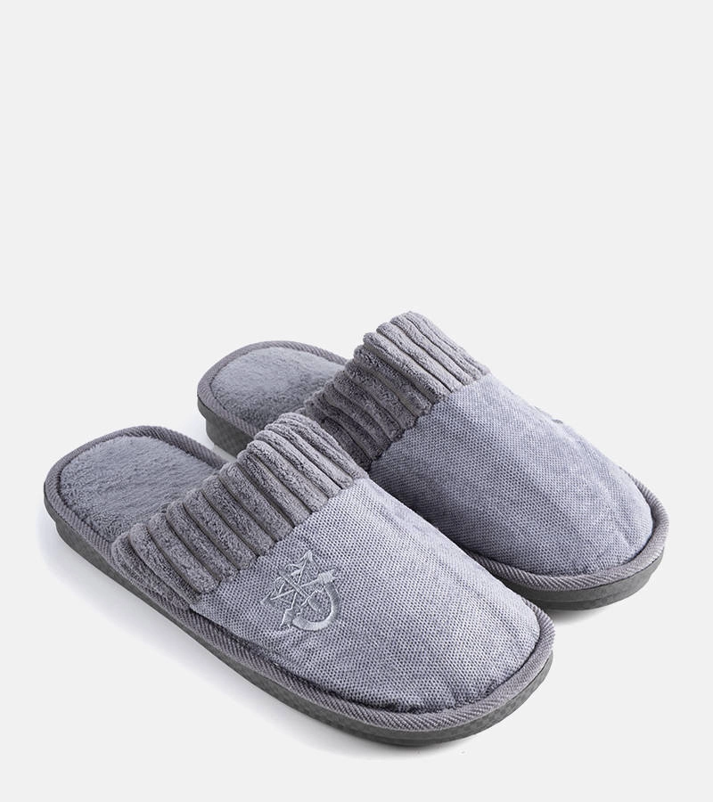 Szare kapcie męskie Lesseps