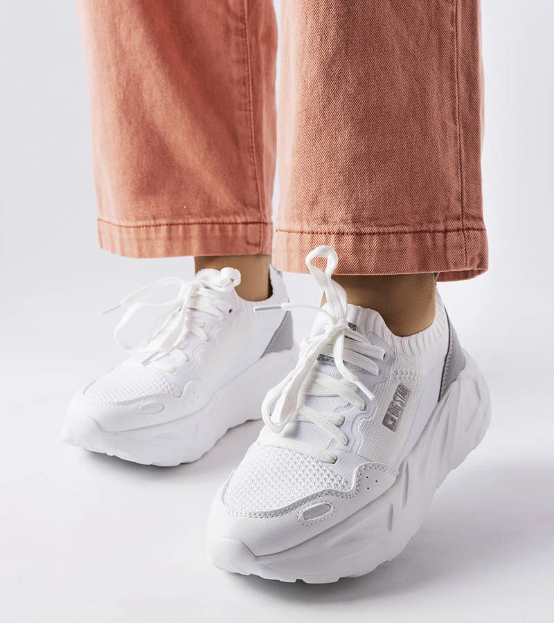 Białe sneakersy Big Star JJ274604