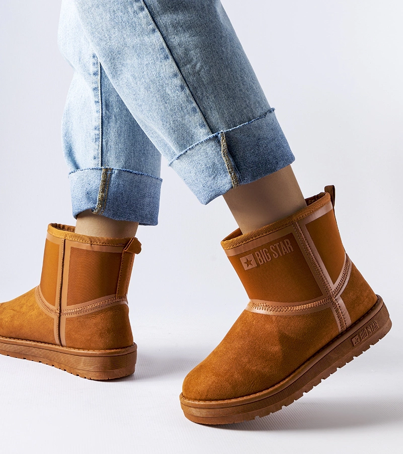 Brązowe śniegowce Big Star KK274612