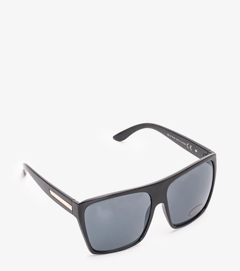 Czarne okulary Shield przeciwsłoneczne Alsace