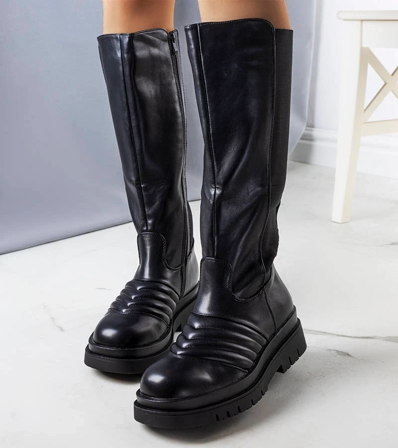 Czarne kozaki Calliope