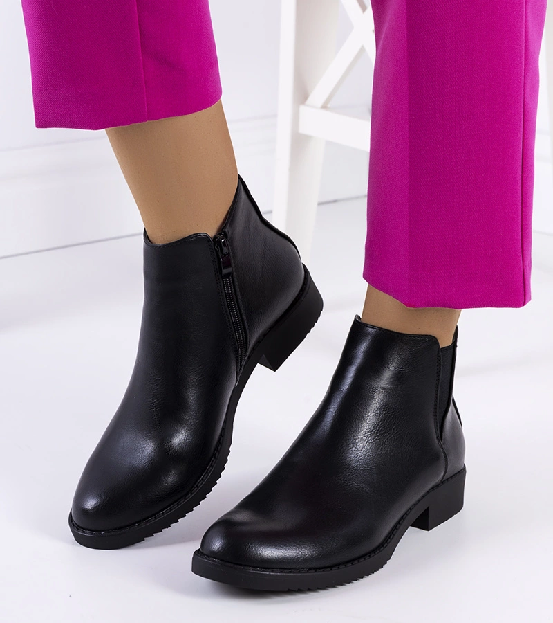 Czarne sztyblety Nagoja