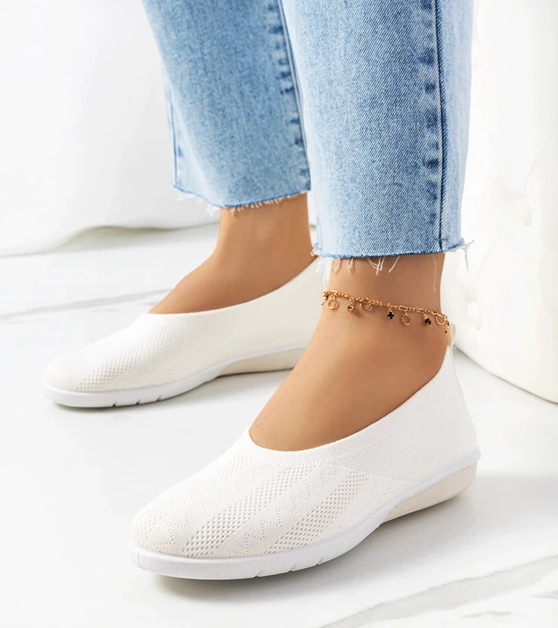 Beżowe tenisówki damskie Virpi