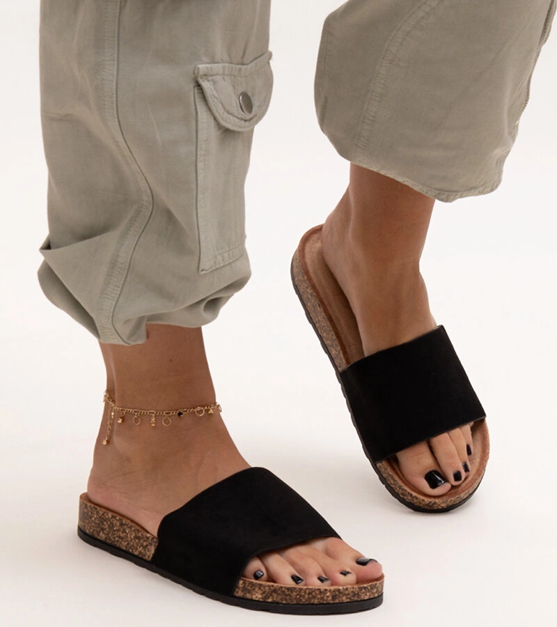 Klasyczne klapki na korkowej podeszwie Matilte