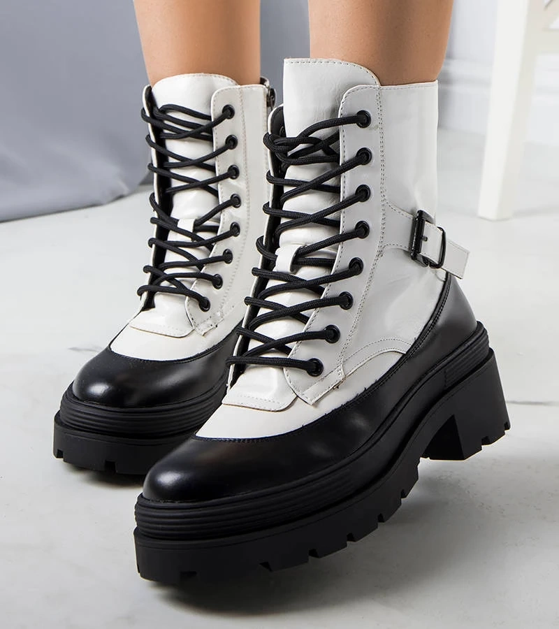 Białe traperki Norra