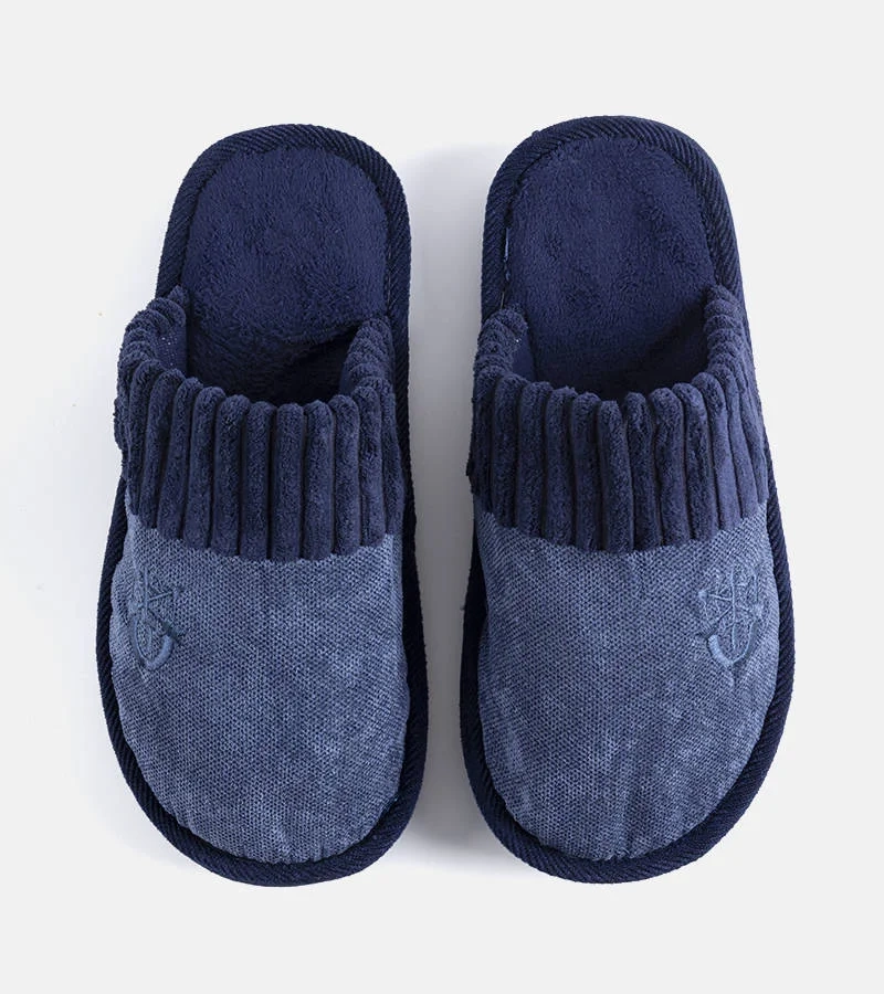 Granatowe kapcie męskie Lesseps