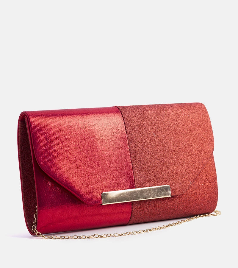 Czerwona torebka kopertowa Kadiev