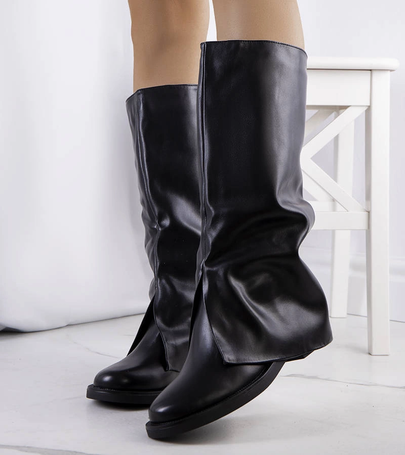 Czarne kozaki Moerna