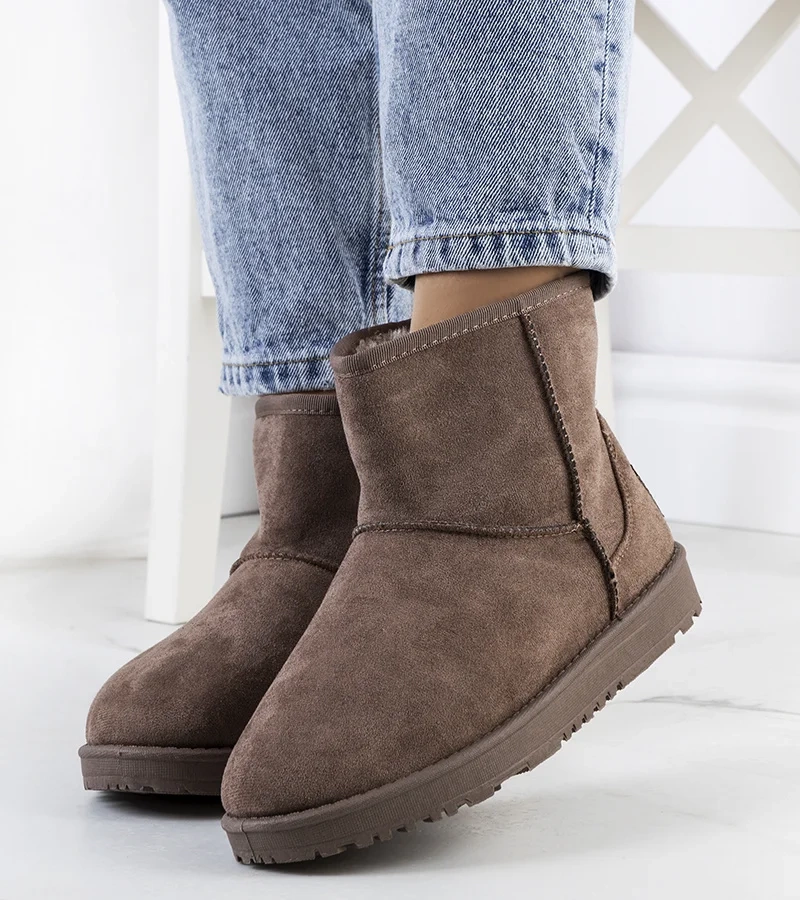 Brązowe śniegowce damskie Nanna