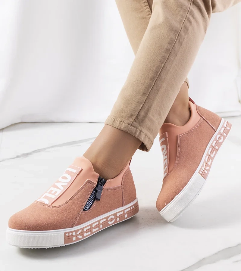 Różowe wsuwane trampki Lovelo