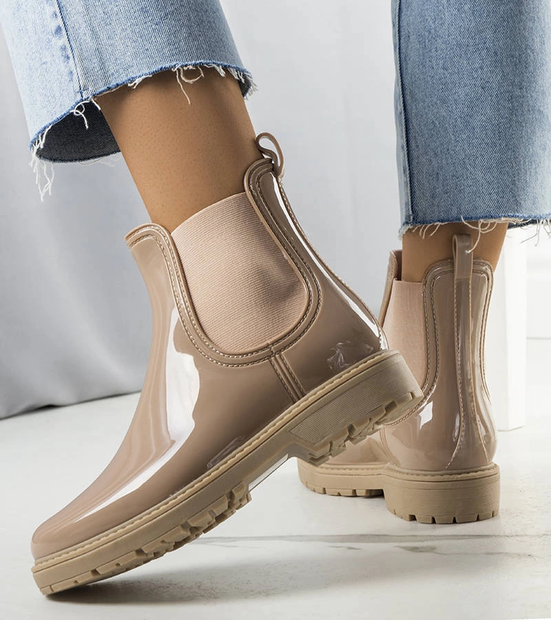 Beżowe kalosze Kemi