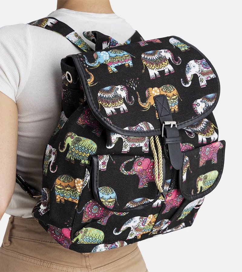 Czarny plecak damski Viziro