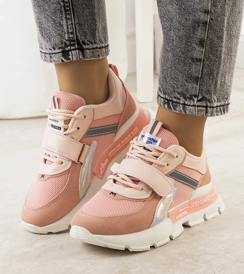 Różowe sneakersy Bolpy