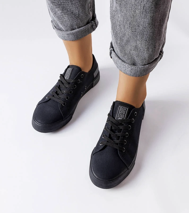 Czarne trampki Big Star LL274038