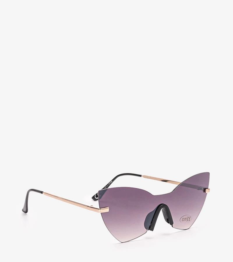 Czarne bezramkowe okulary Torcy