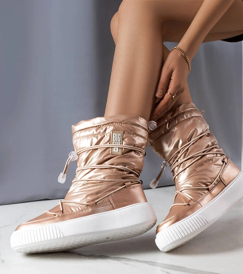 Złote śniegowce Big Star KK274194