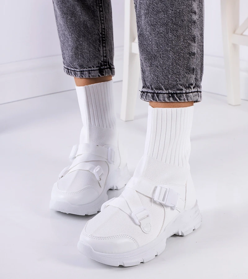 Białe sneakersy Saker