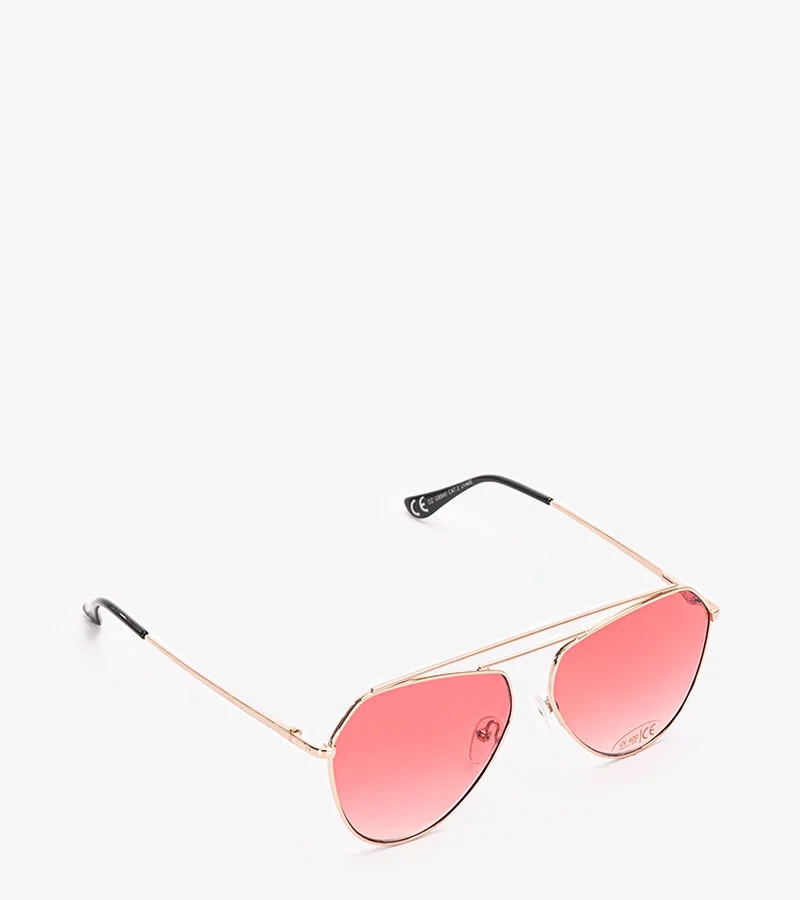 Różowe okulary pilotki Sirois
