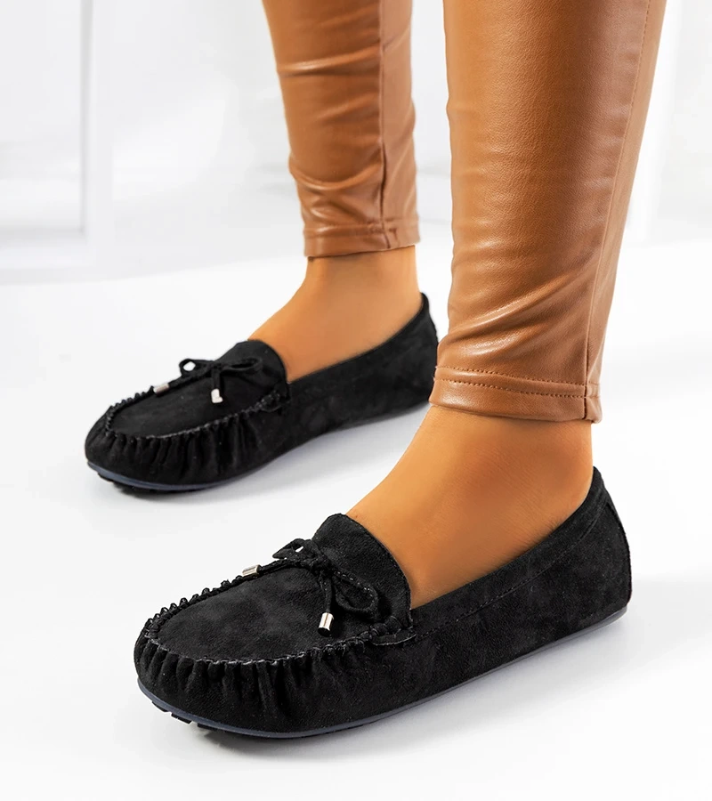 Czarne mokasyny Shannon