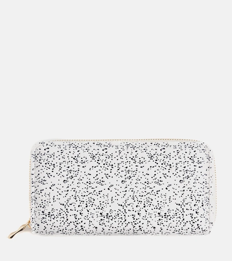 Biały damski portfel Ecru Laverty