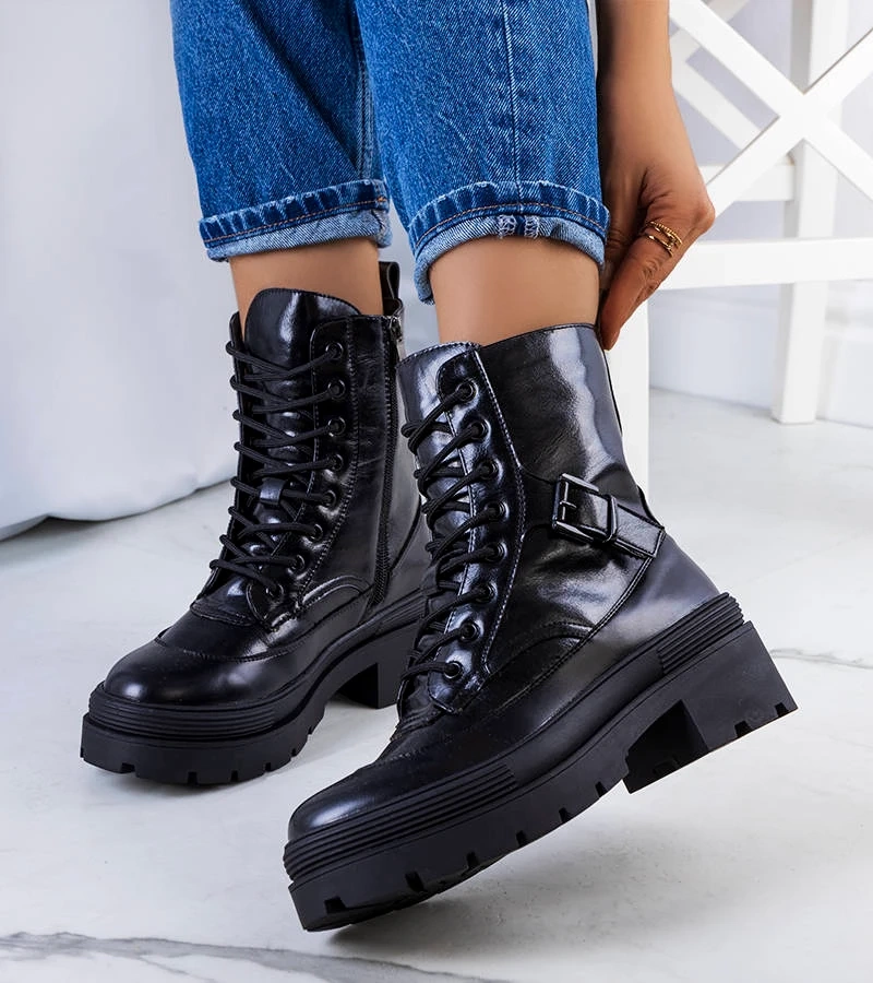 Czarne traperki Norra