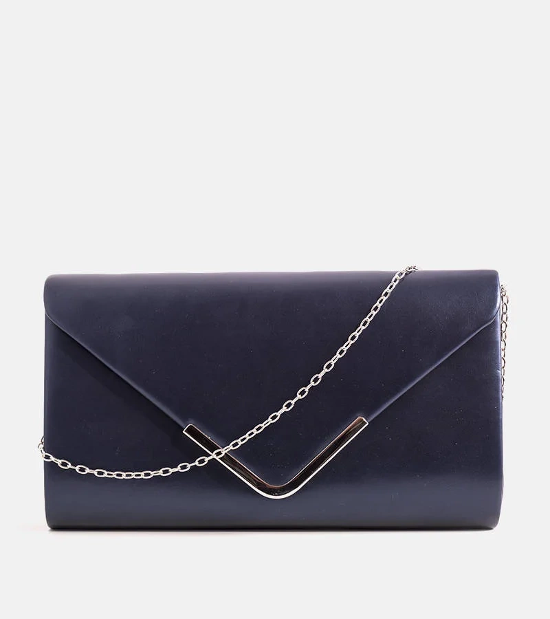 Granatowa kopertowa torebka Dillar