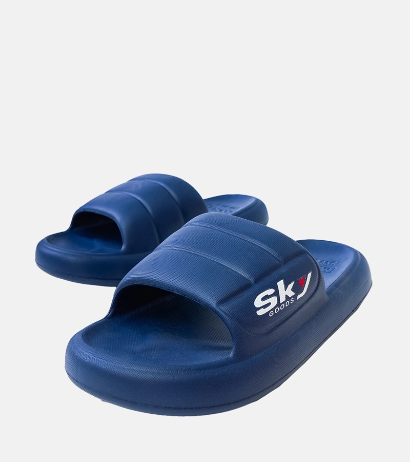 Granatowe klapki męskie gumowe Torwald