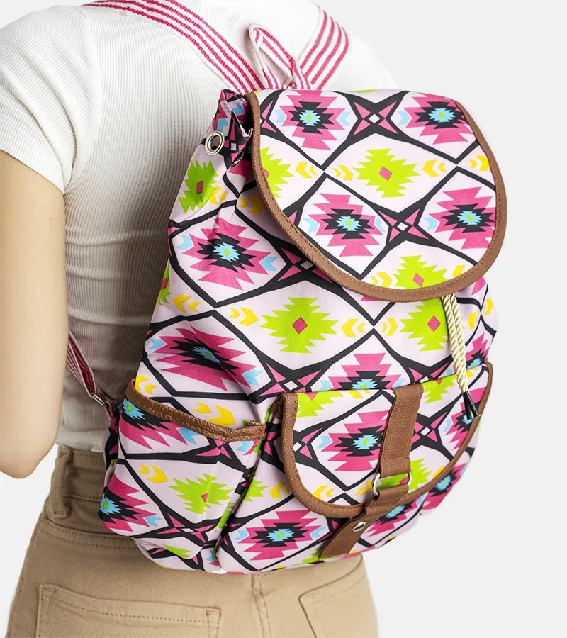 Różowy plecak damski Vieira