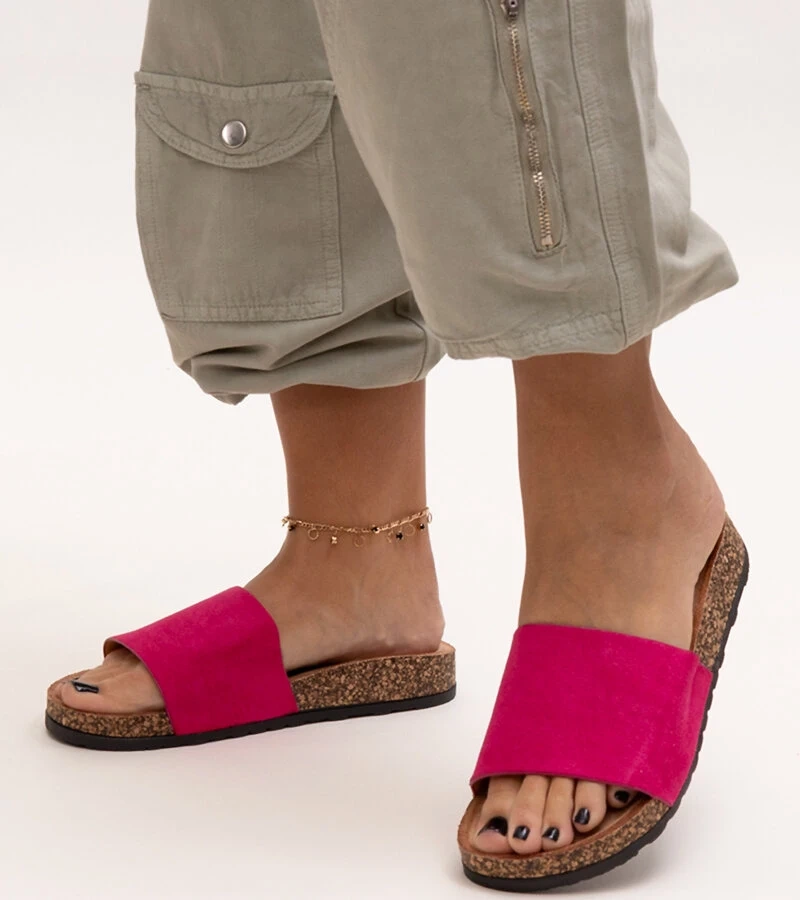 Klasyczne klapki na korkowej podeszwie Matilte